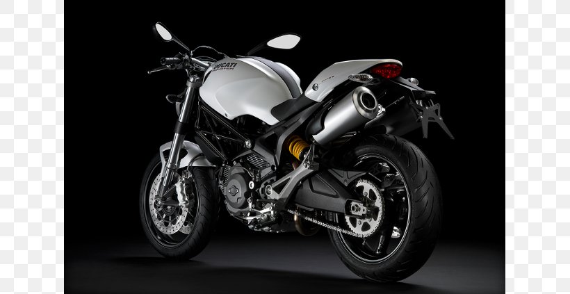 Tire Ducati Monster 696 Exhaust System Motorcycle, PNG, 750x423px, Tire, Antilock Braking System, Automotive Exhaust, Automotive Exterior, Automotive Lighting Download Free