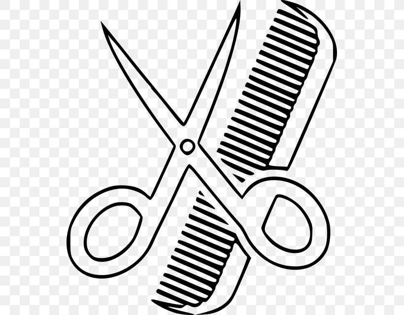 Hairstyle Comb Clip Art, PNG, 549x640px, Hairstyle, Barber, Barrette, Beard, Black And White Download Free