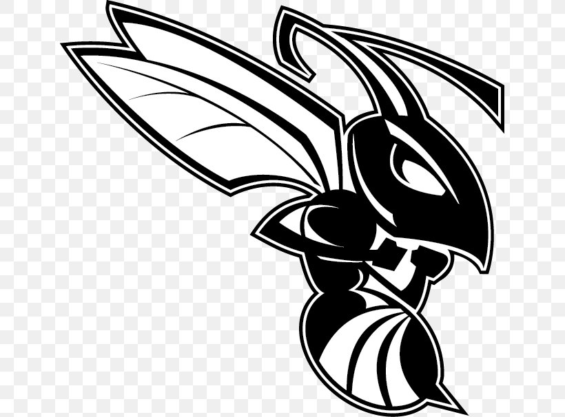 Hornet Honda Logo Bee Clip Art, PNG, 645x606px, Hornet, Art, Artwork, Bee, Black And White Download Free