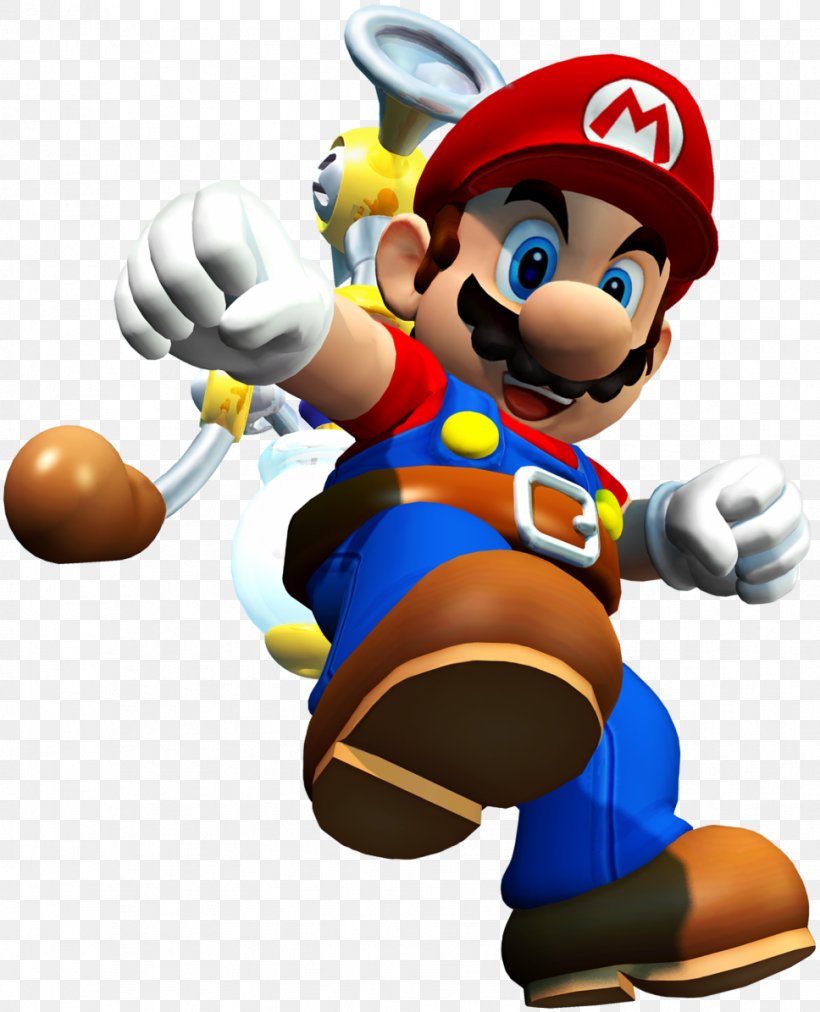 Super Mario Sunshine Super Mario Bros. Super Mario 64 Super Mario World, PNG, 968x1195px, Super Mario Sunshine, Action Figure, Bowser, Cartoon, Figurine Download Free