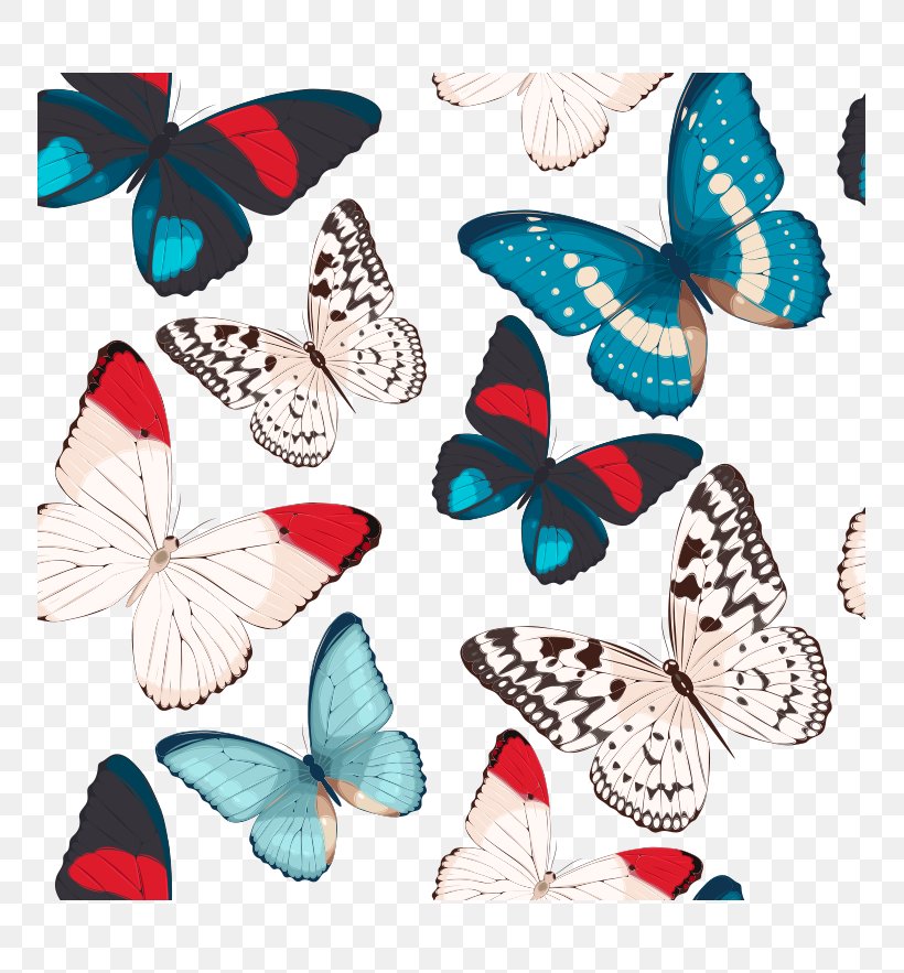 Butterfly Clip Art, PNG, 751x883px, Butterfly, Designer, Drawing, Insect, Invertebrate Download Free