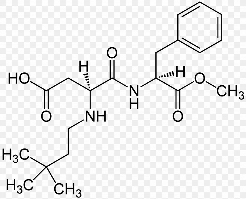 Aspartame Food Reactivity Chemical Substance Phenylalanine, PNG, 2571x2077px, Aspartame, Area, Auto Part, Black And White, Chemical Compound Download Free