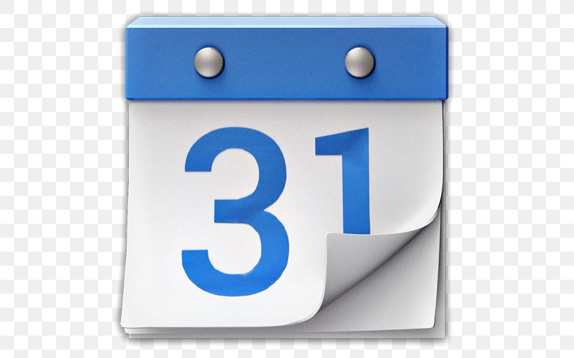 Google Calendar Android, PNG, 512x512px, Google Calendar, Android, Blue, Brand, Calendar Download Free