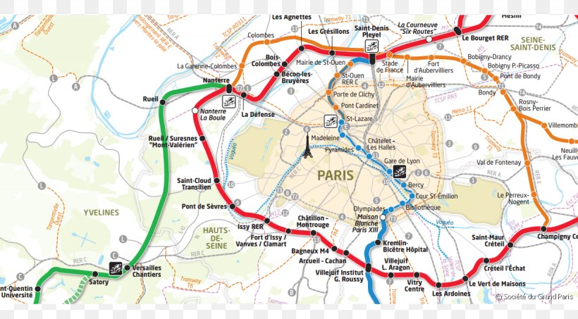 Métropole Du Grand Paris Société Du Grand Paris Paris Métro Line 13 Paris Métro Line 14, PNG, 1230x680px, Grand Paris, Area, France, Land Lot, Map Download Free