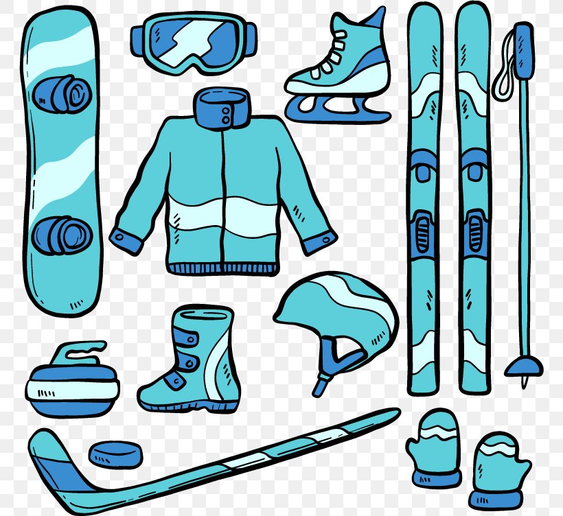 Skiing Winter Sport Ski Suit, PNG, 764x752px, Skiing, Aqua, Area, Artwork, Blue Download Free