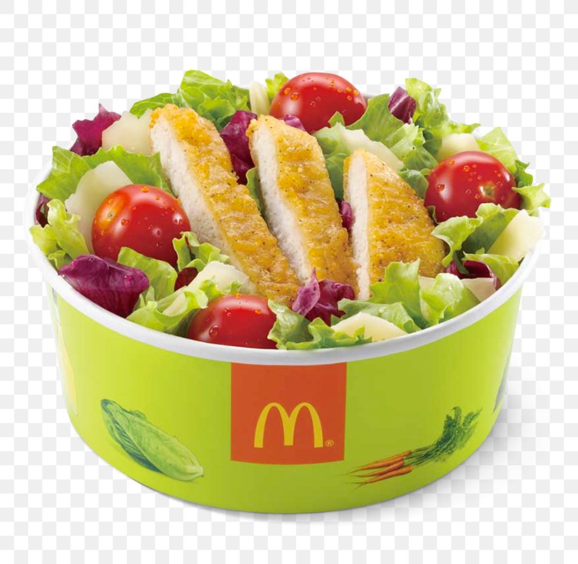 Caesar Salad Hamburger McDonald's Restaurant, PNG, 800x800px, Caesar Salad, American Food, Cheese, Cherry Tomato, Cuisine Download Free