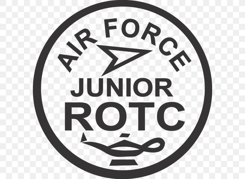 Junior Reserve Officers' Training Corps United States Of America Organization AIR FORCE JUNIOR R.O.T.C. PATCH, PNG, 600x600px, United States Of America, Air Force, Area, Black And White, Brand Download Free