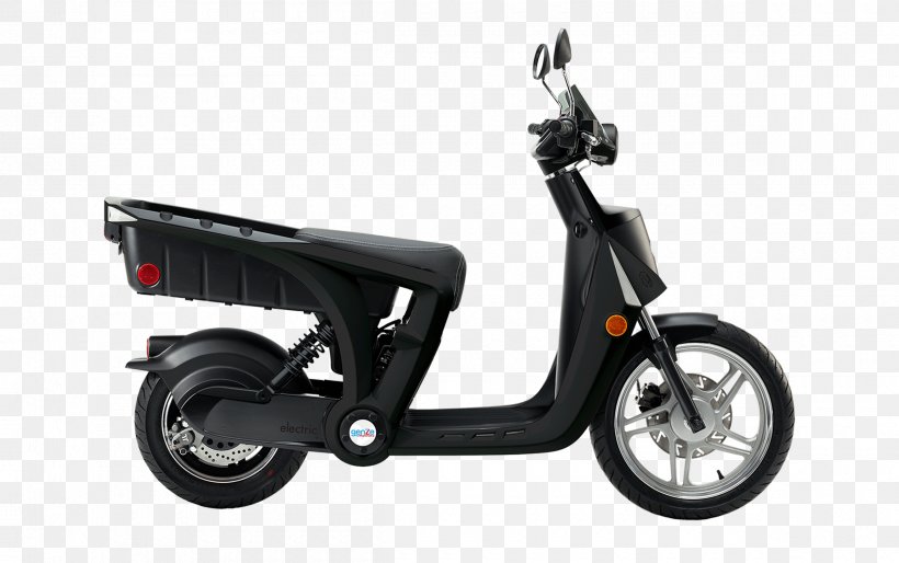 Electric Motorcycles And Scooters Electric Vehicle GenZe United States, PNG, 2400x1506px, Scooter, Automotive Exterior, Automotive Wheel System, Battery Electric Vehicle, Bicycle Download Free