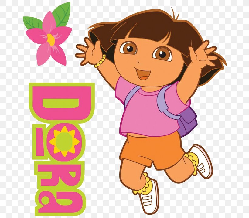 Dora The Explorer Animated Cartoon Character, PNG, 686x718px, Watercolor, Cartoon, Flower, Frame, Heart Download Free