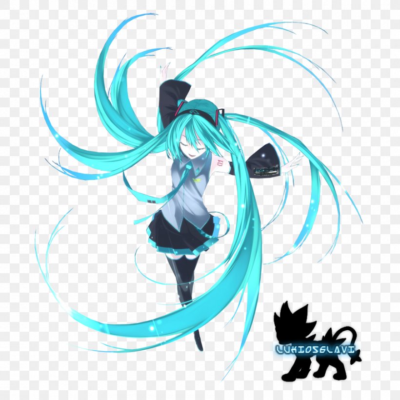 Hatsune Miku Project Diva F Hatsune Miku And Future Stars: Project Mirai DeviantArt Clip Art, PNG, 900x900px, Watercolor, Cartoon, Flower, Frame, Heart Download Free