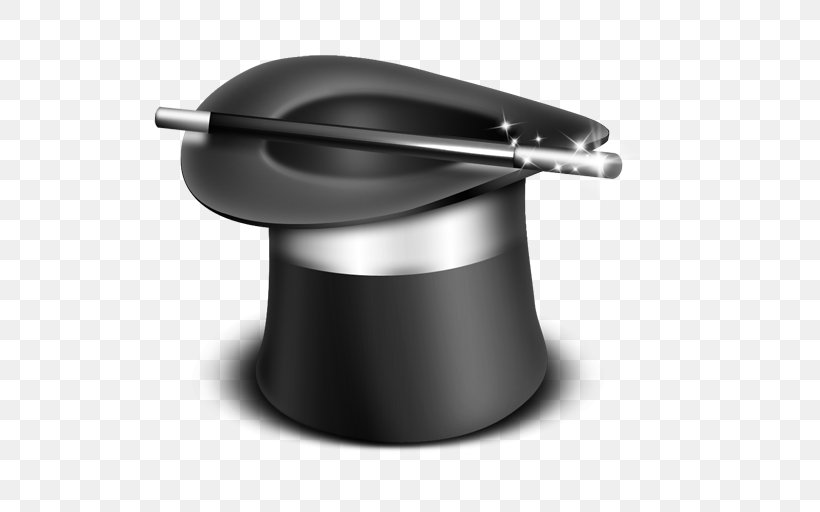 Magician Hat Icon, PNG, 512x512px, Magician, Black And White, Cookware And Bakeware, Hat, Hattrick Download Free