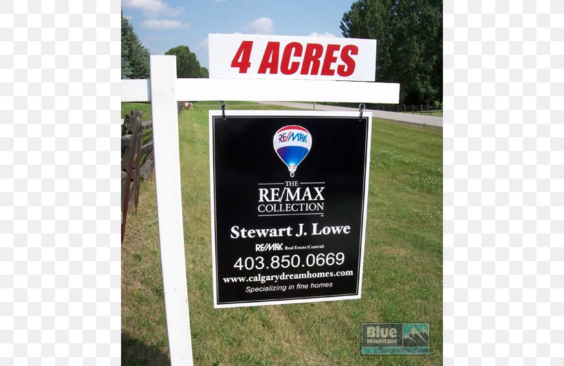 Real Estate RE/MAX, LLC Estate Agent House Commercial Property, PNG, 800x533px, Real Estate, Advertising, Banner, Blue Mountain Signs, Brand Download Free