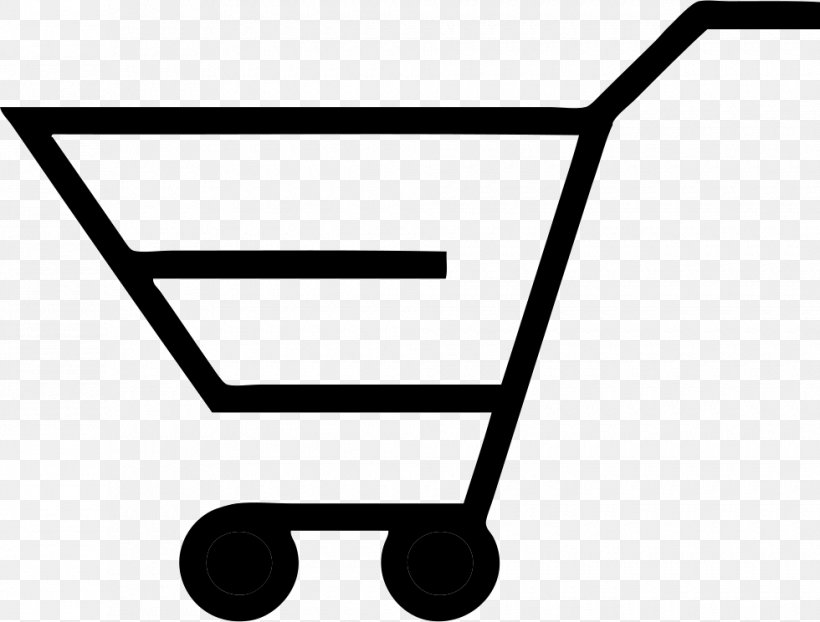 Shopping Cart Product Online Shopping Clip Art, PNG, 980x744px, Shopping Cart, Area, Bag, Black And White, Cart Download Free