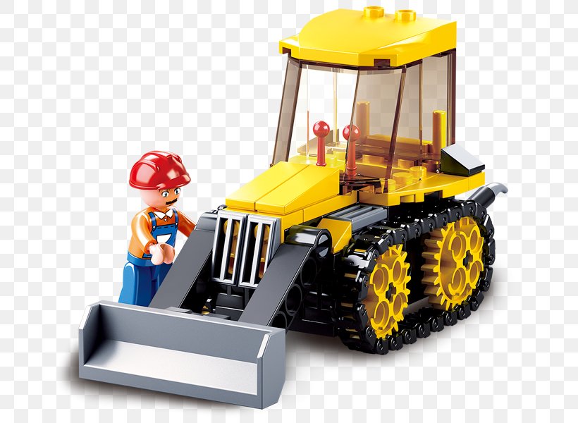 Toy Block Plastic Construction Sluban Building Blocks Town Series Wheel Loader, PNG, 800x600px, Toy Block, Box, Bulldozer, Child, Construction Download Free