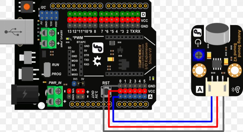 Arduino Sensor Analog Signal Electronics Robot, PNG, 1100x599px, Arduino, Analog Signal, Arduino Uno, Circuit Component, Circuit Prototyping Download Free