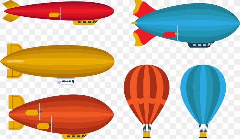 Hot Air Balloon Airplane Airship Balloon Rocket, PNG, 5202x3010px, Hot Air Balloon, Aerostat, Airplane, Airship, Balloon Download Free