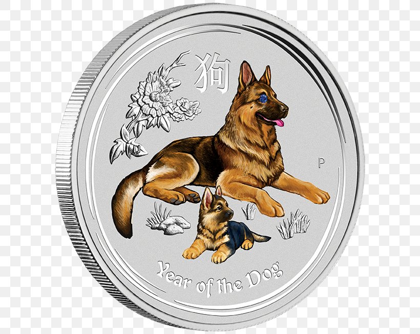 Perth Mint Dog Lunar Series Australian Lunar Coin, PNG, 624x652px, 2018, Perth Mint, Australia, Australian Lunar, Carnivoran Download Free