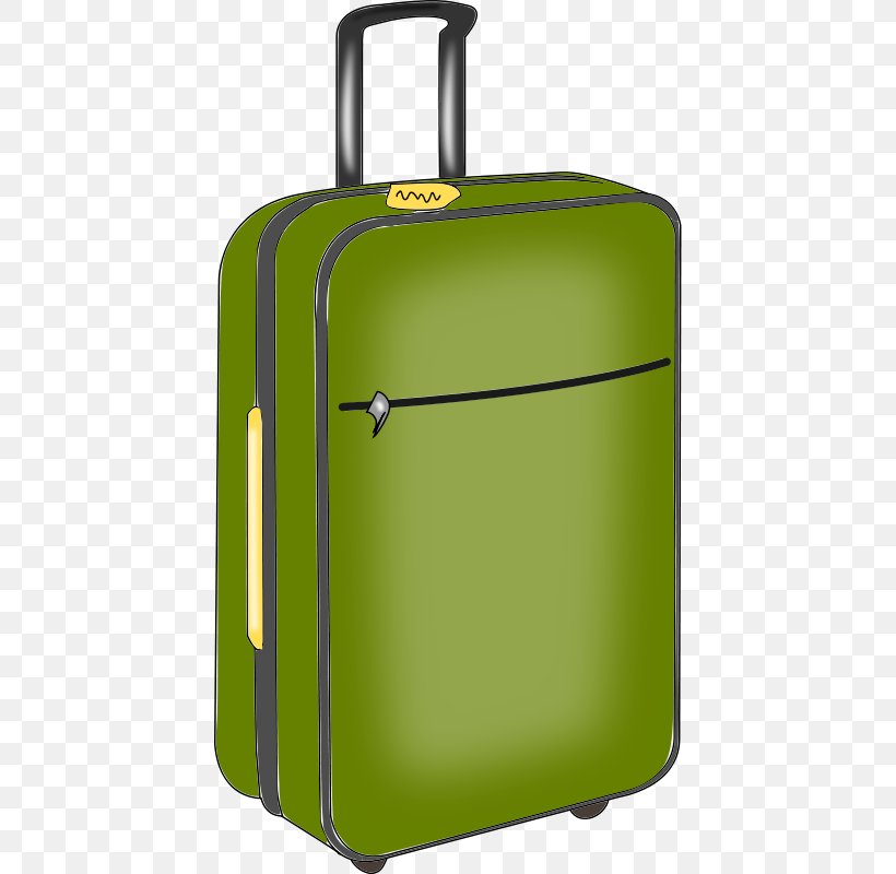 Suitcase Baggage Travel Clip Art, PNG, 428x800px, Suitcase, Bag, Baggage, Green, Hand Luggage Download Free