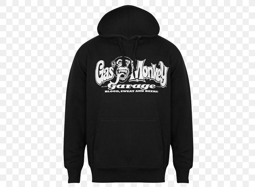 Gas Monkey Garage T-shirt Hoodie Clothing, PNG, 600x600px, Gas Monkey Garage, Black, Brand, Clothing, Clothing Sizes Download Free