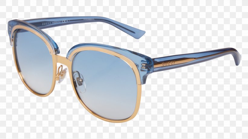 Sunglasses Gucci Goggles Blue, PNG, 3900x2194px, Sunglasses, Blue, Color, Com, Diane Von Furstenberg Download Free