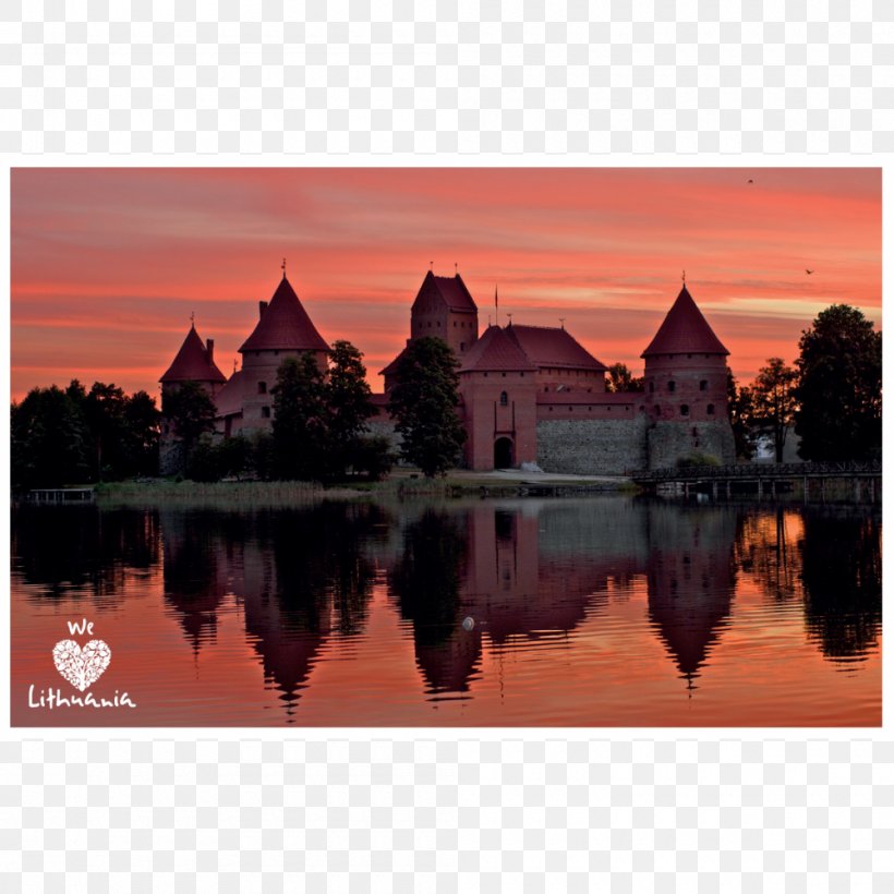 Trakai Island Castle Trakai History Museum We Love Lithuania, PNG, 1000x1000px, Castle, Dawn, Evening, Facade, Lithuania Download Free