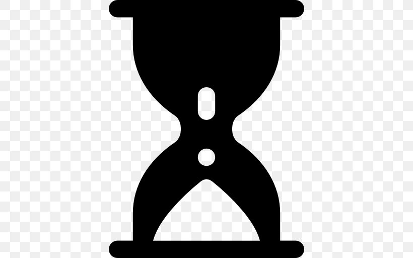 Hourglass, PNG, 512x512px, Pointer, Black, Black And White, Cursor, Hourglass Download Free