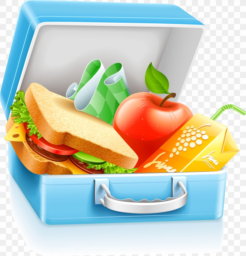Premium Vector | Lunch box school lunchbox with healthy food vegetables or  fruits boxed in kids container illustration