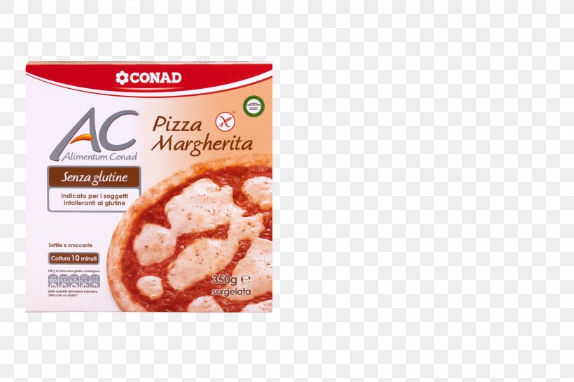 Pizza Margherita Gluten Conad Food, PNG, 3000x2000px, Pizza, Conad, Convenience Food, Food, Frozen Food Download Free