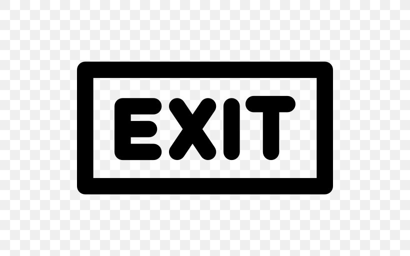Exit Sign Emergency Exit Clip Art, PNG, 512x512px, Exit Sign, Area, Brand, Door, Emergency Exit Download Free