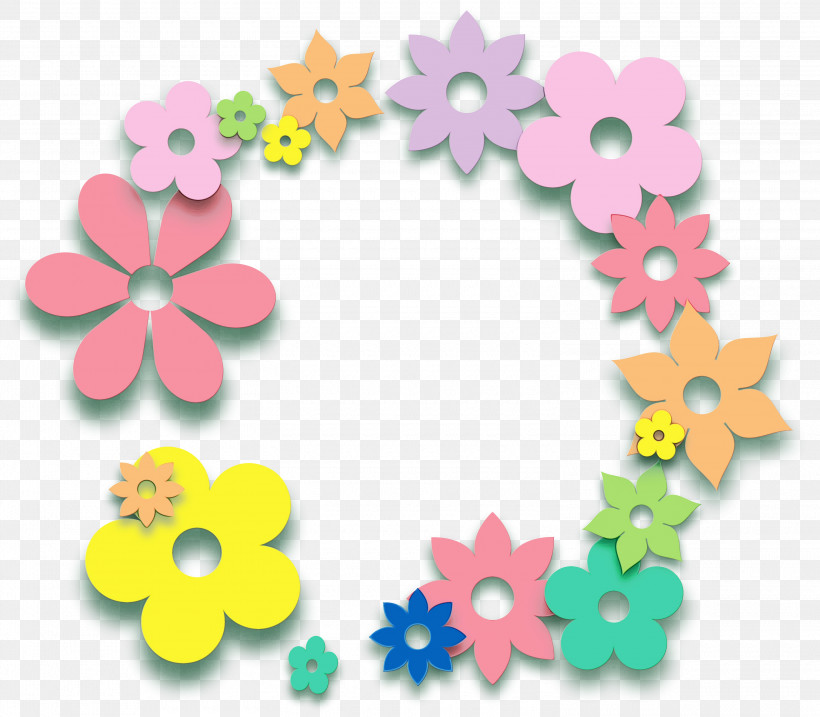 Floral Design, PNG, 3000x2624px, 2021 Spring Frame, Happy Spring, Floral Design, Paint, Spring Frame Download Free