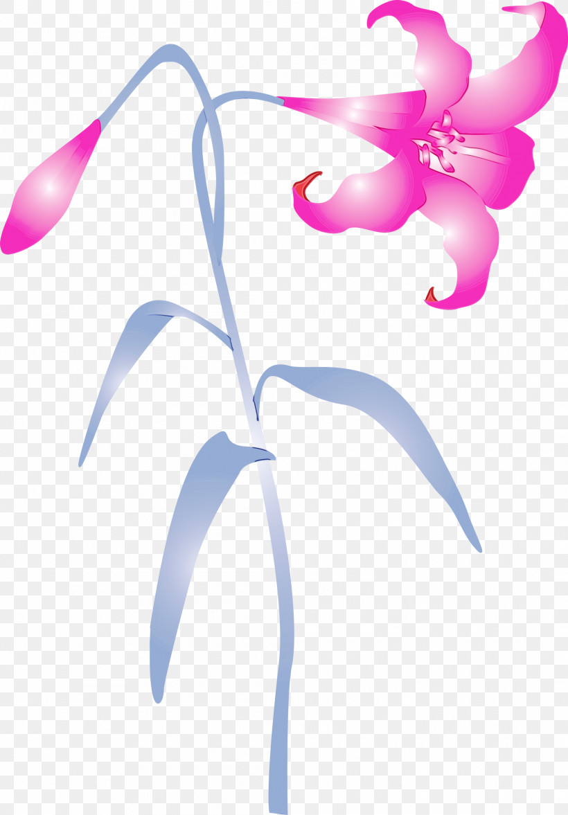 Flower Pink Plant Pedicel Petal, PNG, 2089x3000px, Easter Flower, Flower, Herbaceous Plant, Magenta, Paint Download Free