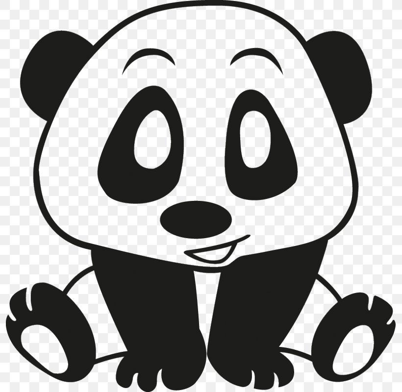 Giant Panda Panda Stickers Wall Decal, PNG, 800x800px, Giant Panda, Adhesive, Artwork, Bathroom, Bear Download Free