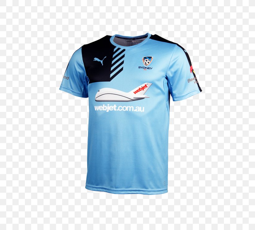 Sports Fan Jersey Sydney FC Football T-shirt, PNG, 740x740px, Sports Fan Jersey, Active Shirt, Blue, Brand, Clothing Download Free