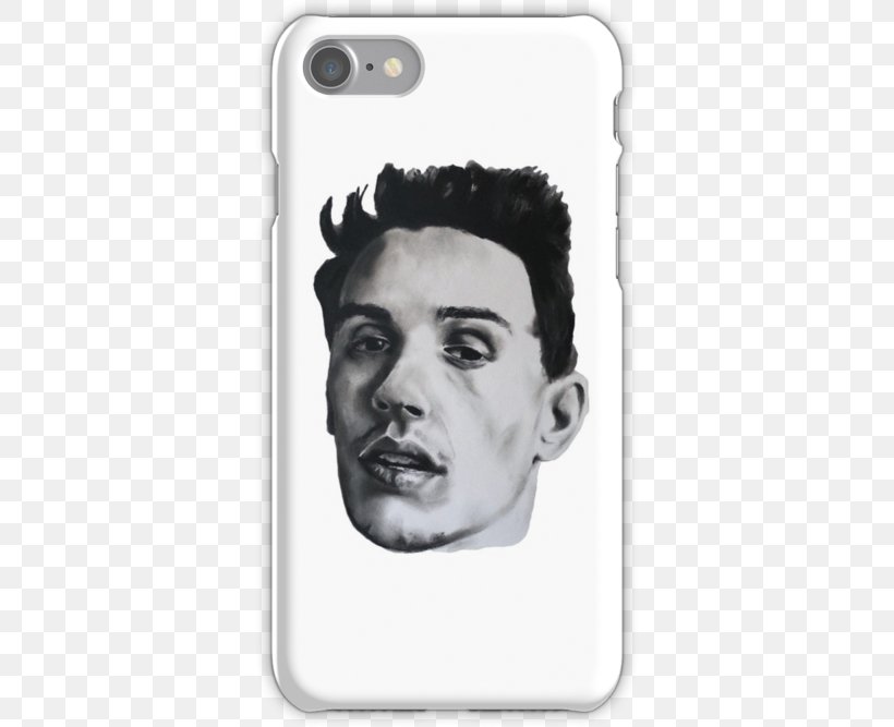 Apple IPhone 7 Plus IPhone 6S Dunder Mifflin IPhone SE, PNG, 500x667px, Apple Iphone 7 Plus, Black And White, Drawing, Dunder Mifflin, Face Download Free