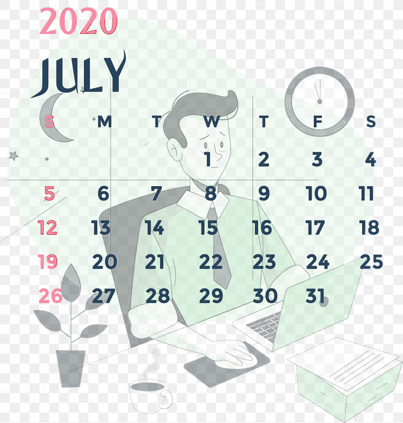 New Year, PNG, 2854x2999px, 2019, 2020 Calendar, July 2020 Printable Calendar, Calendar System, July 2020 Calendar Download Free