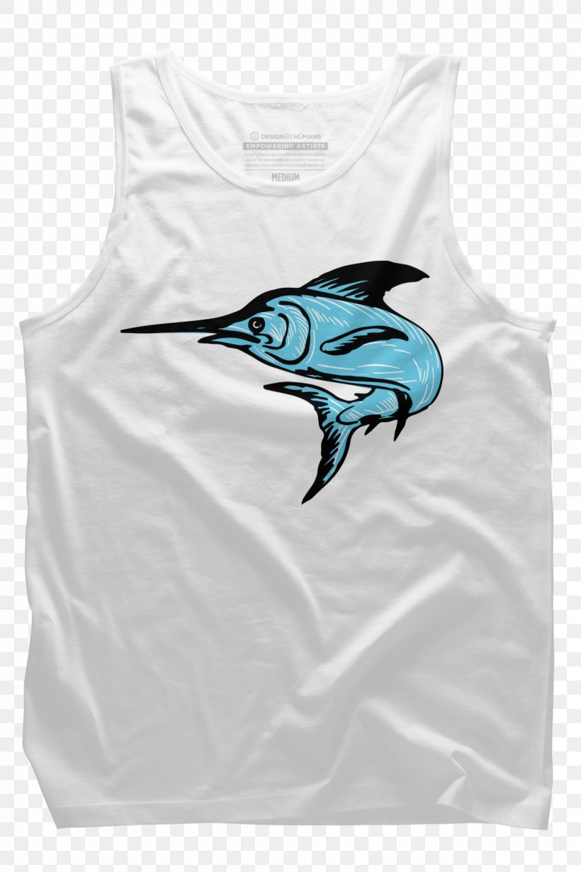 T-shirt Sleeveless Shirt Marlin Fishing Gilets, PNG, 1200x1800px, Tshirt, Aqua, Cafepress, Cafepress Inc, Gilets Download Free