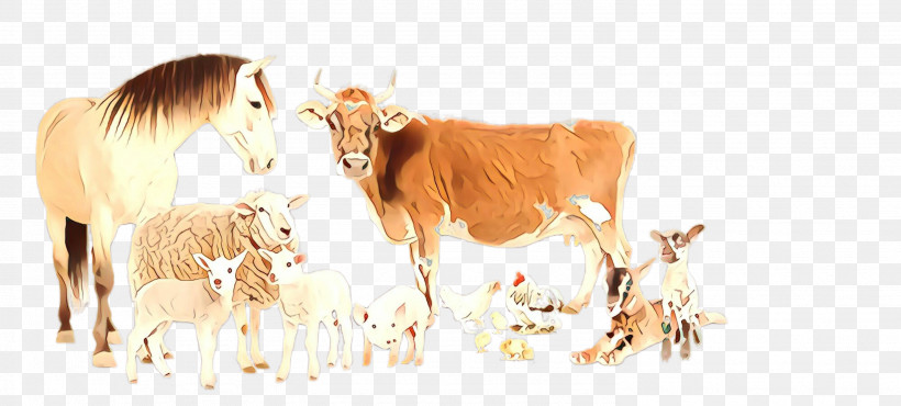 Bovine Cow-goat Family Livestock Calf Dairy Cow, PNG, 2976x1343px, Bovine, Calf, Cowgoat Family, Dairy Cow, Livestock Download Free