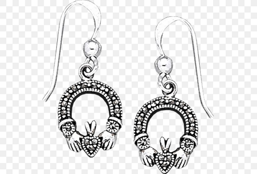 Earring Claddagh Ring Body Jewellery Silver, PNG, 555x555px, Earring, Body Jewellery, Body Jewelry, Bronze, Claddagh Ring Download Free