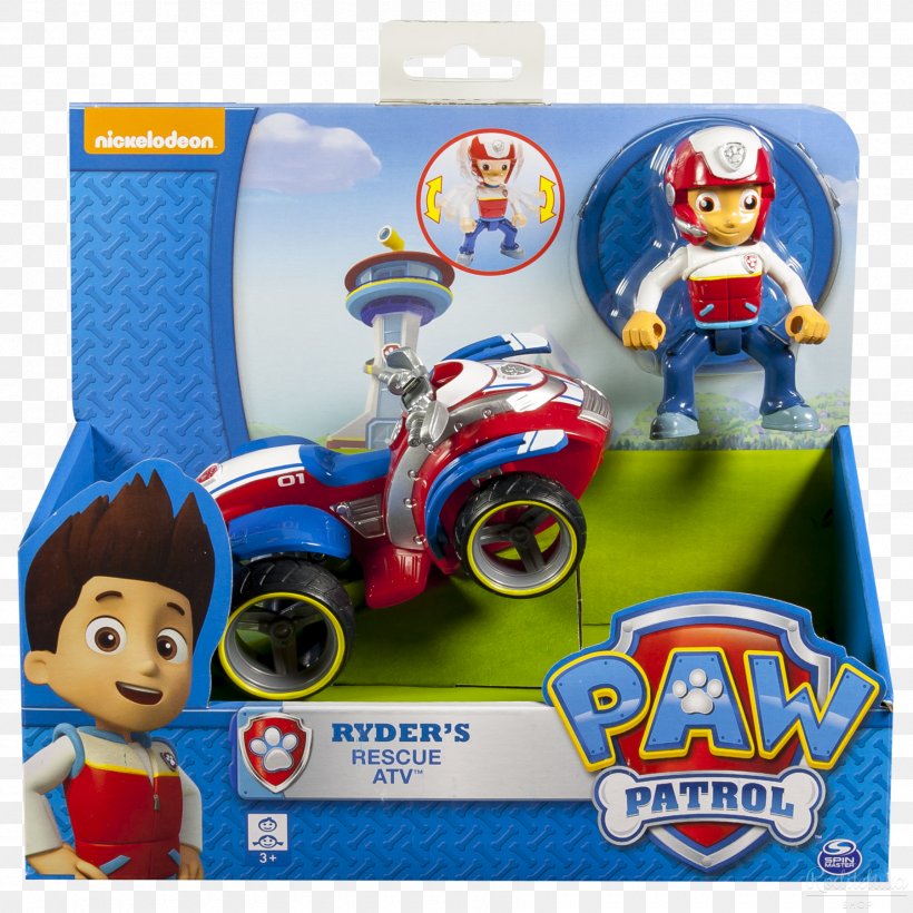 Paw Patrol Rubble's Digg'n Bulldozer, Vehicle And Figure Car, PNG, 1800x1800px, Paw Patrol, Action Figure, Allterrain Vehicle, Car, Figurine Download Free