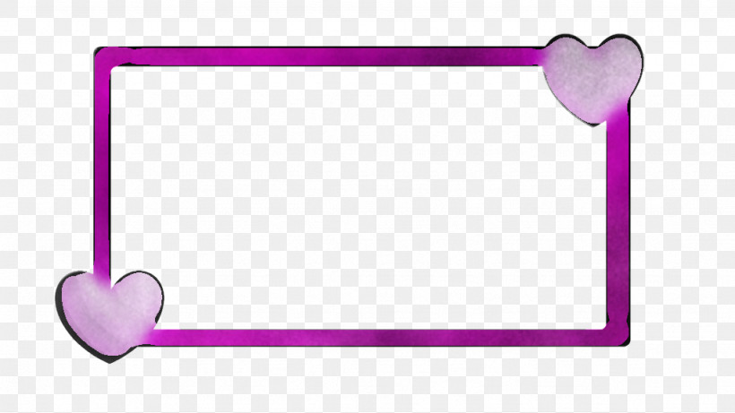 Picture Frame, PNG, 1024x576px, Purple, Heart, Magenta, Picture Frame, Pink Download Free