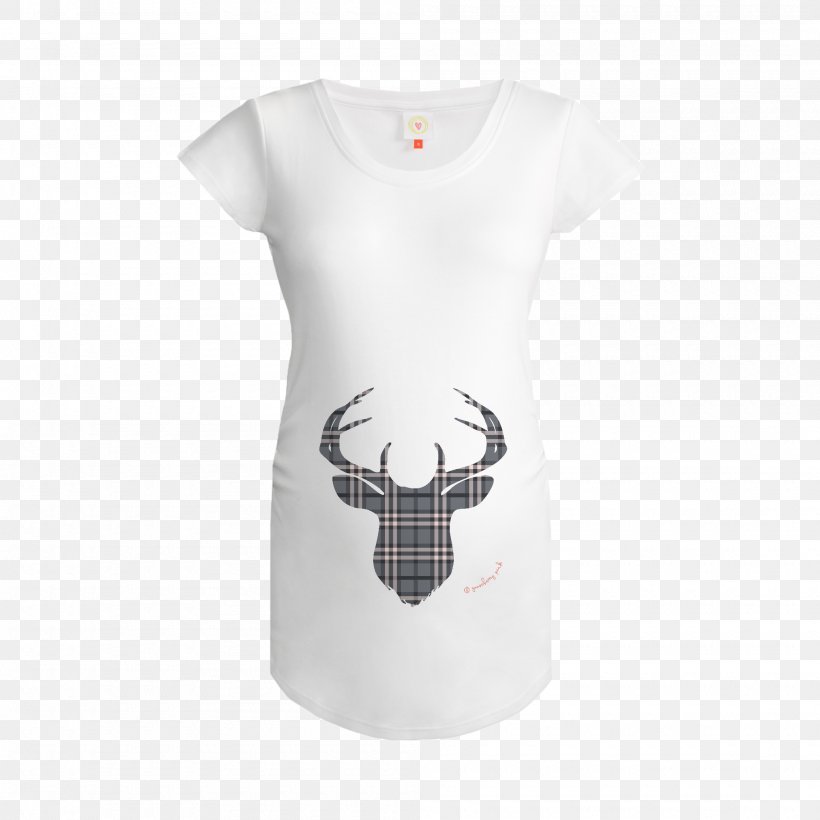 Reindeer Antler T-shirt Pattern Sleeve, PNG, 2000x2000px, Reindeer, Antler, Deer, Neck, Sleeve Download Free