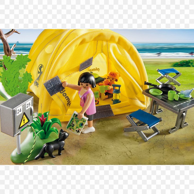 playmobil family camping