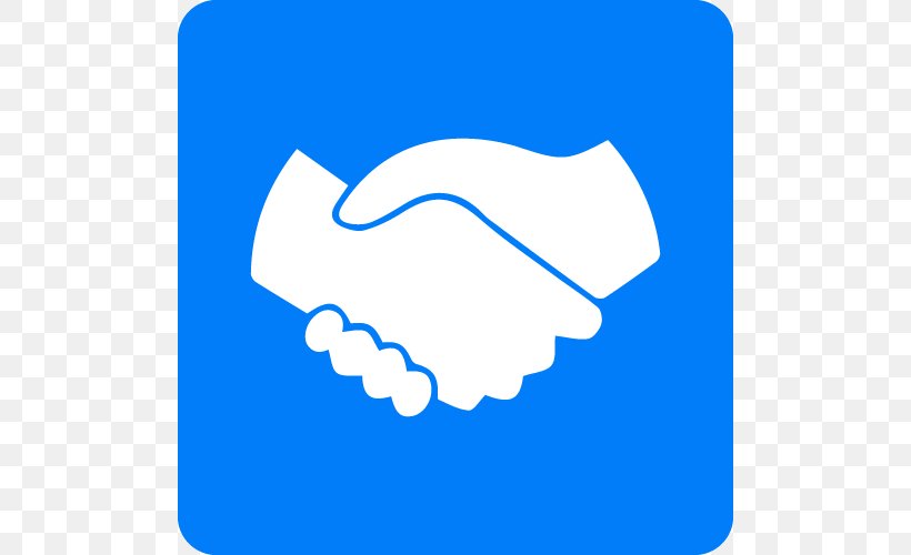 Handshake Iconfinder, PNG, 500x500px, Handshake, Area, Blue, Cloud, Drawing Download Free