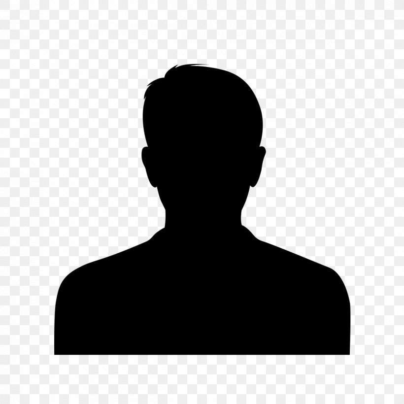 Male Silhouette Clip Art, PNG, 1200x1200px, Male, Black And White, Female, Man, Neck Download Free
