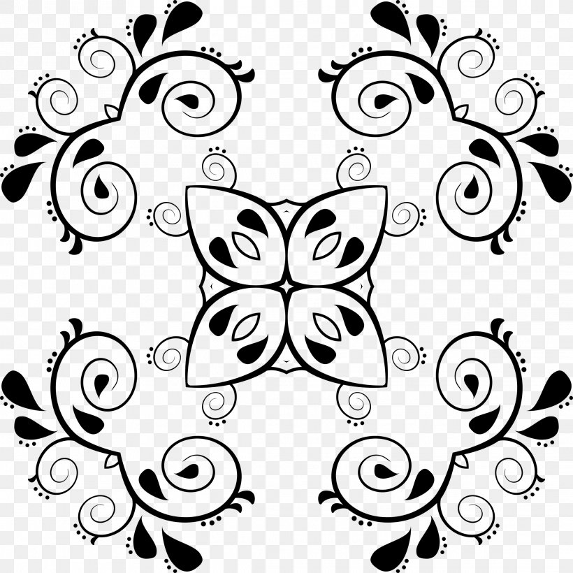 Paisley Line Art Pattern, PNG, 2278x2278px, Paisley, Art, Black, Black And White, Drawing Download Free