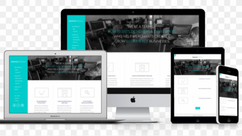 Responsive Web Design Web Development Web Page, PNG, 1400x788px, Responsive Web Design, Brand, Business, Communication, Display Advertising Download Free