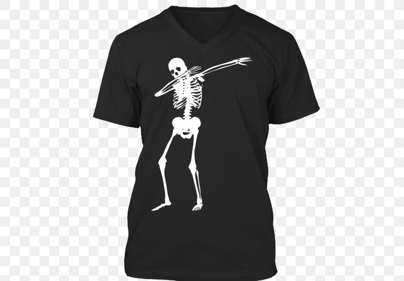 T-shirt Human Skeleton Hoodie Clothing, PNG, 480x571px, Tshirt, Black, Bone, Clothing, Dab Download Free