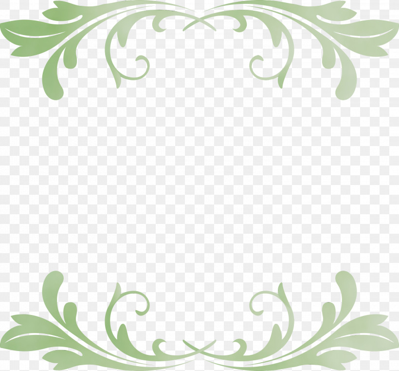 Green Leaf Plant, PNG, 3000x2791px, Wedding Frame, Classic Frame, Green, Leaf, Paint Download Free