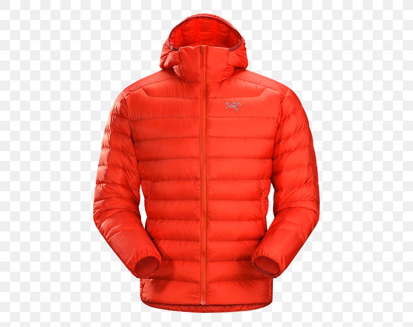 Hoodie Arc'teryx Jacket Down Feather Clothing, PNG, 650x650px, Hoodie, Clothing, Clothing Sizes, Daunenjacke, Down Feather Download Free