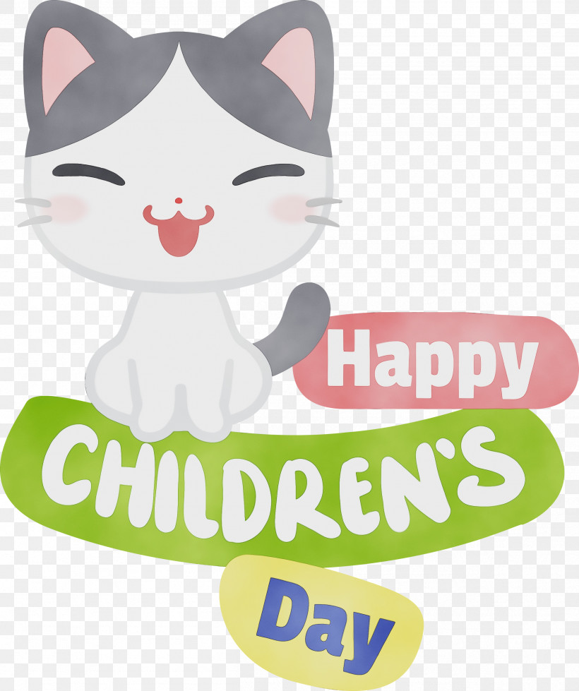 Cat Kitten Cat-like Whiskers Logo, PNG, 2512x3000px, Childrens Day, Biology, Cat, Catlike, Happy Childrens Day Download Free